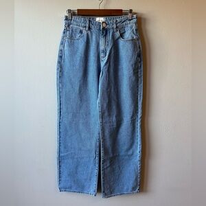 Abrand Wide Leg Blue Denim Jeans